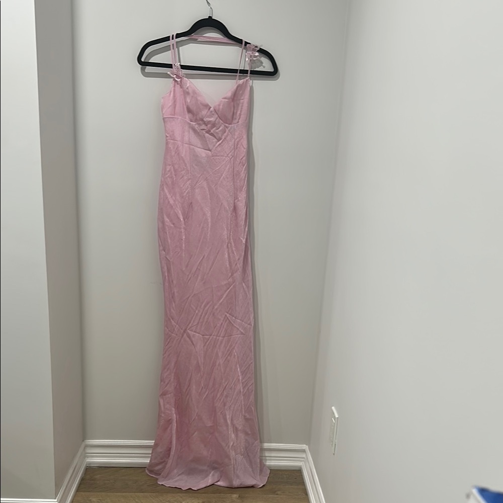 Elegant Pink Maxi Dress